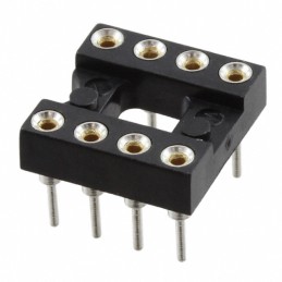 1 pcs : 110-47-308-41-001000 - CONN IC DIP SOCKET 8POS GOLD