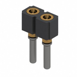 1 pcs : 714-43-102-31-018000 - CONN SOCKET SIP 2POS GOLD