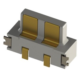 1 pcs : 109159002101116 - CONN SSL PLUG 2POS 3MM SOLDER