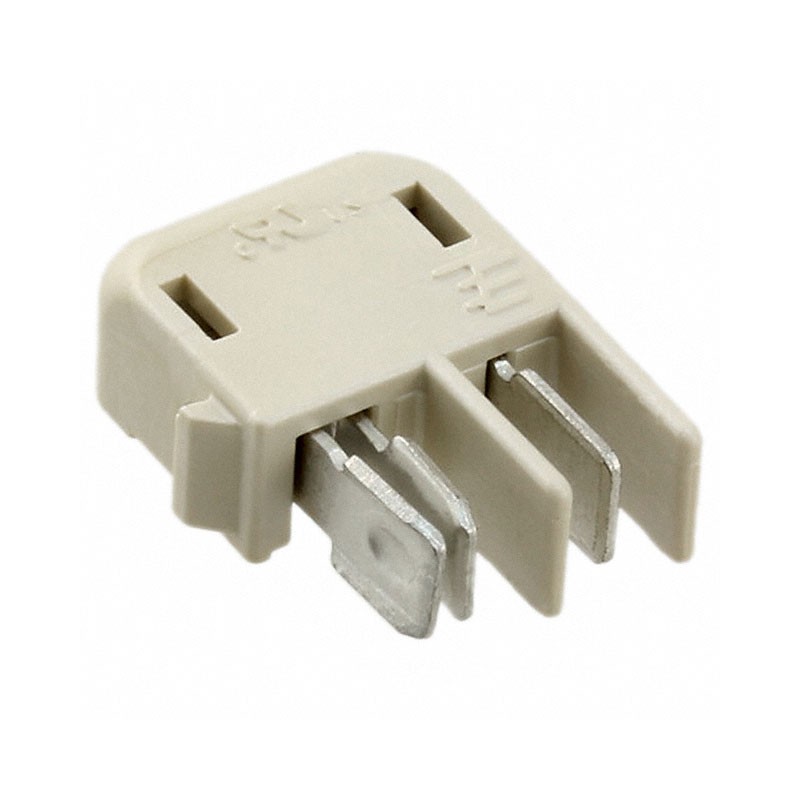 1 pcs : 2154640-1 - CONN SSL RCPT & BLADE 2POS 4MM