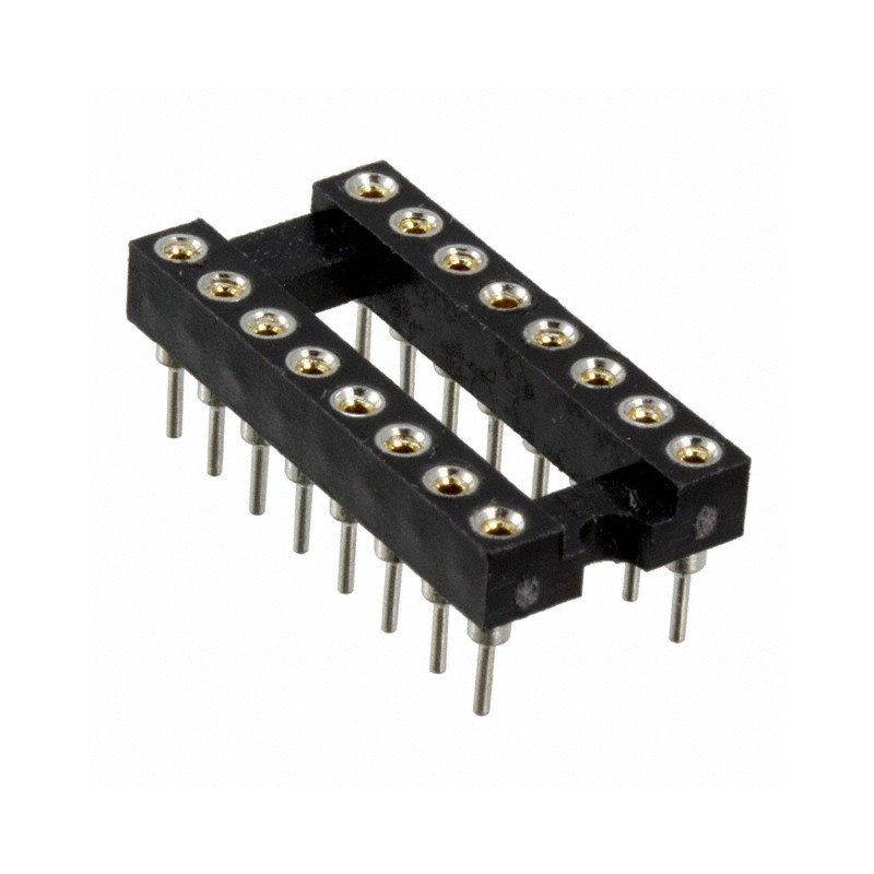 1 pcs : SA163000 - CONN IC DIP SOCKET 16POS GOLD