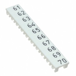 1 pcs : XW5Z-S2.5LB-61-70 - TB LABEL 2.5MM MARKING 61-70