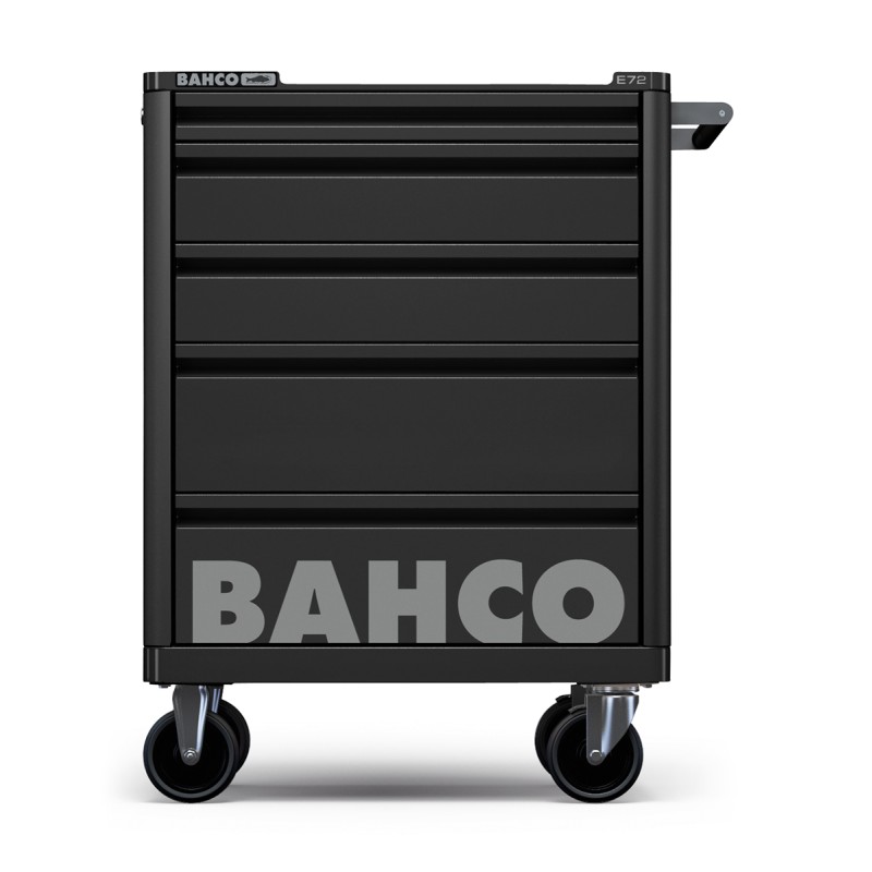1 pcs - Bahco 5 drawer Solid Steel Wheeled Tool Chest, 965mm x 693mm x 510mm