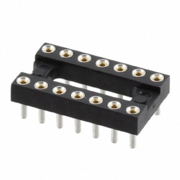 1 pcs : 115-47-314-41-001000 - CONN IC DIP SOCKET 14POS GOLD