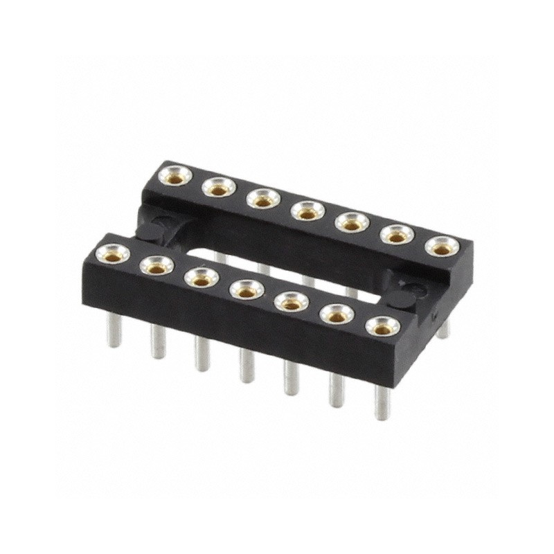 1 pcs : 115-47-314-41-001000 - CONN IC DIP SOCKET 14POS GOLD