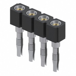 1 pcs : 346-93-104-41-013000 - CONN SOCKET SIP 4POS GOLD