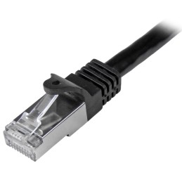 1 pcs - StarTech.com Cat6 Male RJ45 to Male RJ45 Ethernet Cable, S/FTP, Black PVC Sheath, 0.5m, CMG Rated