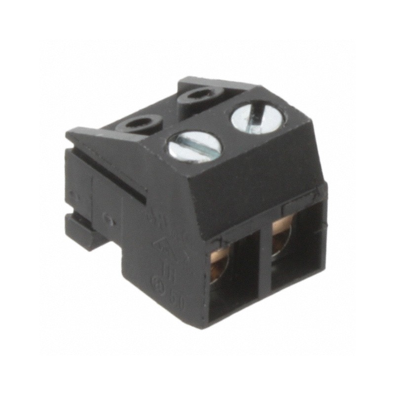 1 pcs : OSTTH020100 - TERM BLOCK PLUG 2POS 90DEG 5MM