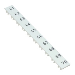 1 pcs : XW5Z-S6.0LB-61-70 - TB LABEL 6MM MARKING 61-70