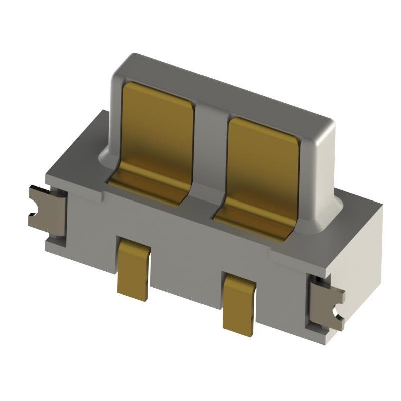 1 pcs : 109159002101111 - CONN SSL PLUG 2POS 3MM SOLDER