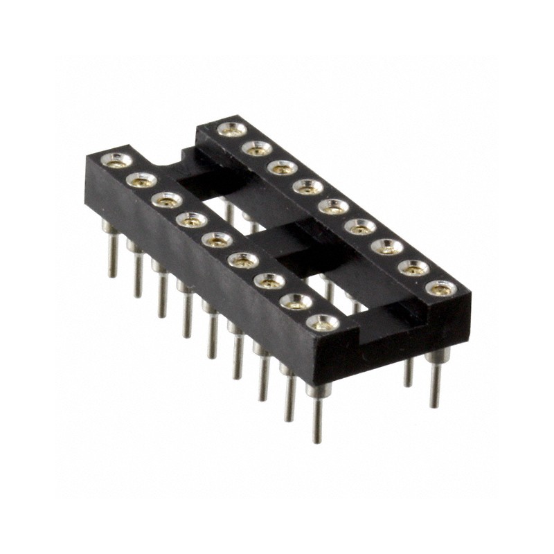 1 pcs : SA183000 - CONN IC DIP SOCKET 18POS GOLD