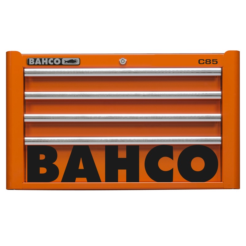 1 pcs - Bahco 4 drawer Stainless Steel (Top) Tool Chest, 419mm x 677mm x 501mm