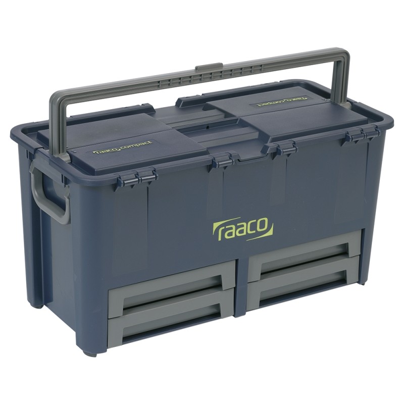 1 pcs - Raaco 4 drawers Plastic Tool Box, 620 x 320 x 620mm