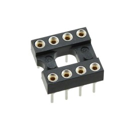 1 pcs : 110-41-308-41-001000 - CONN IC DIP SOCKET 8POS GOLD