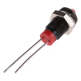 1 pcs - RS PRO Red Panel Mount Indicator, 2V dc, 6mm Mounting Hole Size, Lead Pin Termination