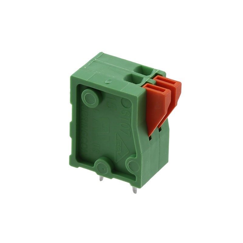 1 pcs : AST0820206 - TERM BLK 2POS TOP ENT 2.54MM PCB