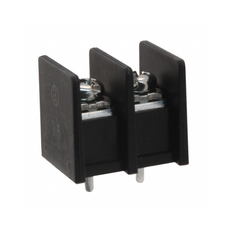 1 pcs : OSTYK51102030 - CONN BARRIER STRIP 2CIRC 0.374'