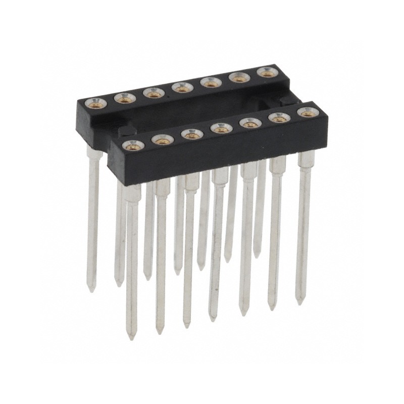 1 pcs : 123-47-314-41-001000 - CONN IC DIP SOCKET 14POS GOLD