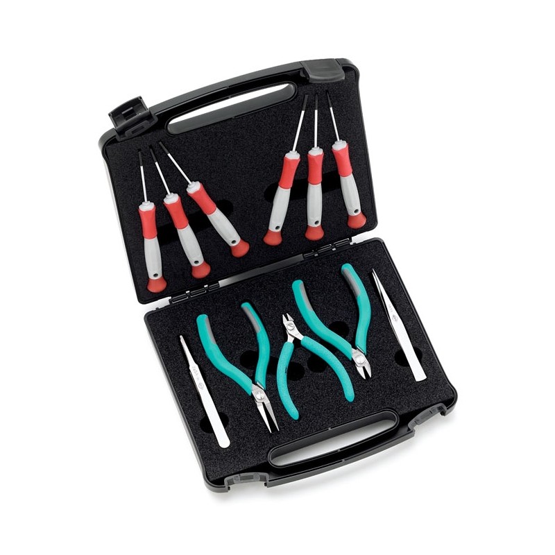 1 pcs - Weller Erem 11 Piece ESD Tool Kit with Case