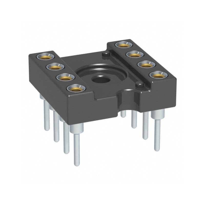 1 pcs : 210-93-308-41-001000 - CONN IC DIP SOCKET 8POS GOLD