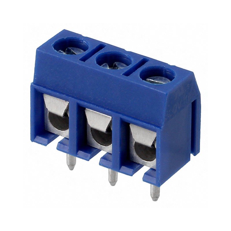 1 pcs : 8719 - TERM BLK 3POS SIDE ENTRY 5MM PCB