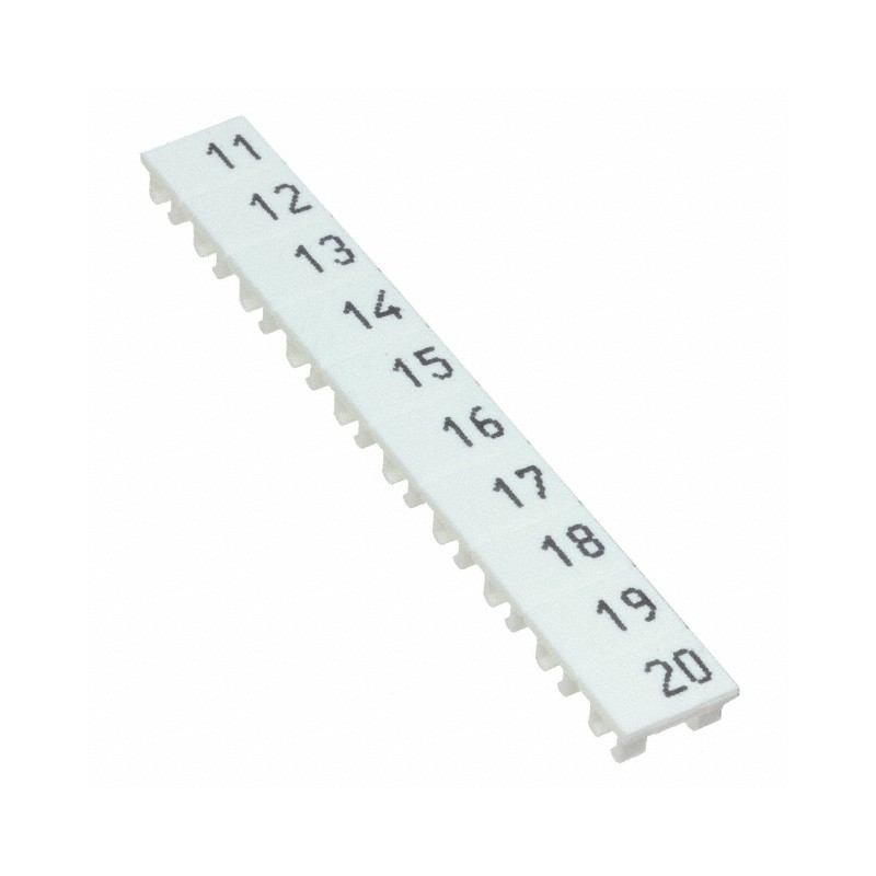 1 pcs : XW5Z-S4.0LB-11-20 - TB LABEL 4MM MARKING 11-20