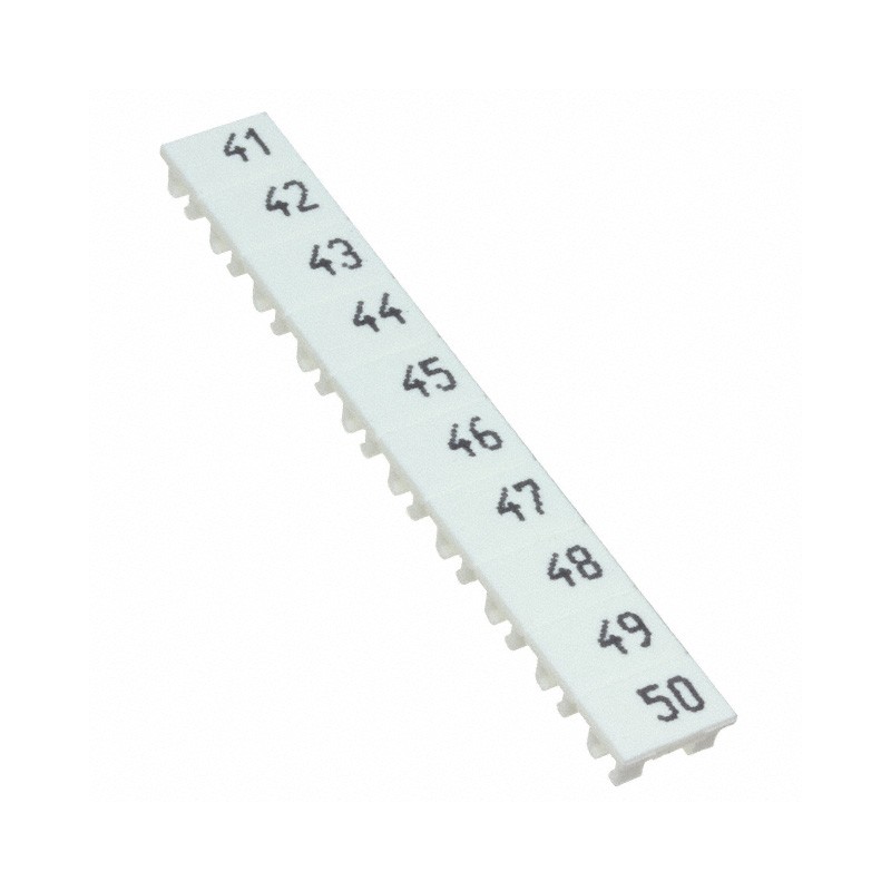 1 pcs : XW5Z-S4.0LB-41-50 - TB LABEL 4MM MARKING 41-50