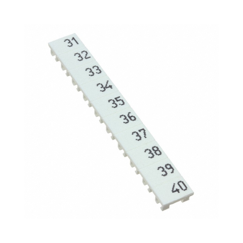1 pcs : XW5Z-S4.0LB-31-40 - TB LABEL 4MM MARKING 31-40
