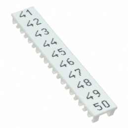 1 pcs : XW5Z-S2.5LB-41-50 - TB LABEL 2.5MM MARKING 41-50