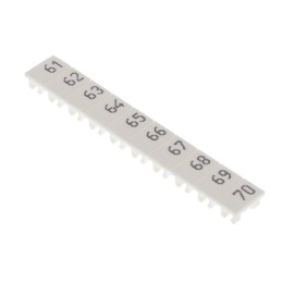 1 pcs : XW5Z-S4.0LB-61-70 - TB LABEL 4MM MARKING 61-70