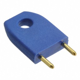 1 pcs : D3087-97 - INSULATED PLUG BLUE