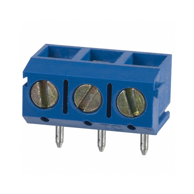 1 pcs : OSTTD030161 - TERM BLK 3POS TOP ENTRY 5MM PCB