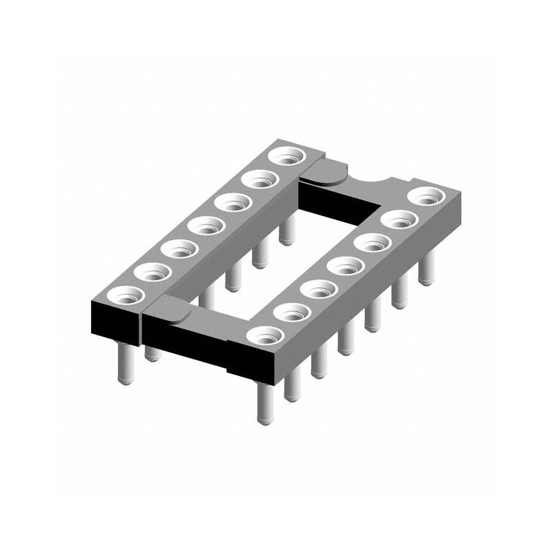 1 pcs : 115-87-314-41-003101 - CONN IC DIP SOCKET 14POS GOLD