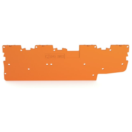 1 pcs : 2022-1892 - END PLATE 1 MM THICK, ORANGE