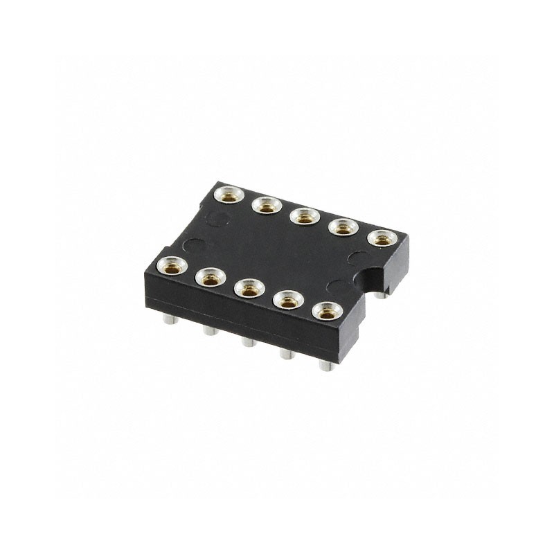 1 pcs : 114-87-310-41-134191 - CONN IC DIP SOCKET 10POS GOLD