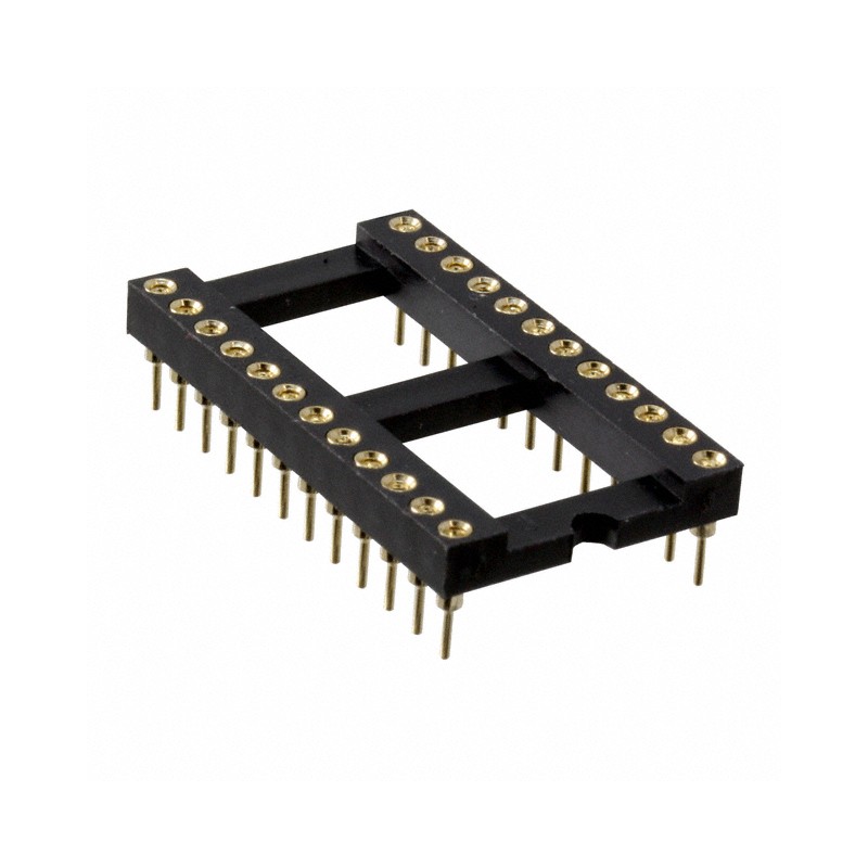 1 pcs : SA246040 - CONN IC DIP SOCKET 24POS GOLD