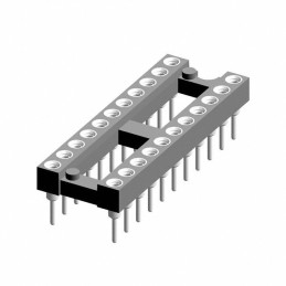 1 pcs : 110-87-322-41-001101 - CONN IC DIP SOCKET 22POS GOLD