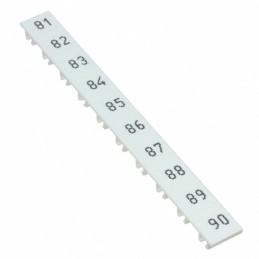 1 pcs : XW5Z-S6.0LB-81-90 - TB LABEL 6MM MARKING 81-90