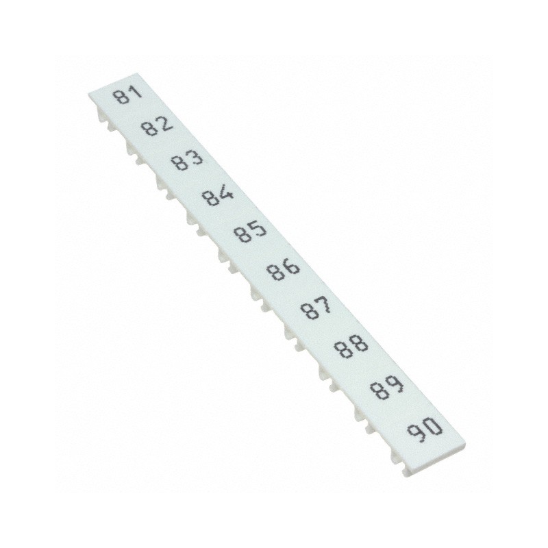 1 pcs : XW5Z-S6.0LB-81-90 - TB LABEL 6MM MARKING 81-90