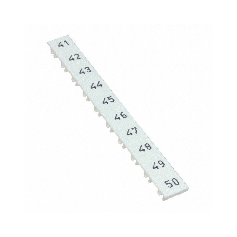 1 pcs : XW5Z-S6.0LB-41-50 - TB LABEL 6MM MARKING 41-50