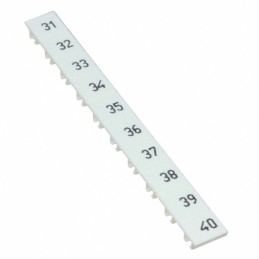 1 pcs : XW5Z-S6.0LB-31-40 - TB LABEL 6MM MARKING 31-40