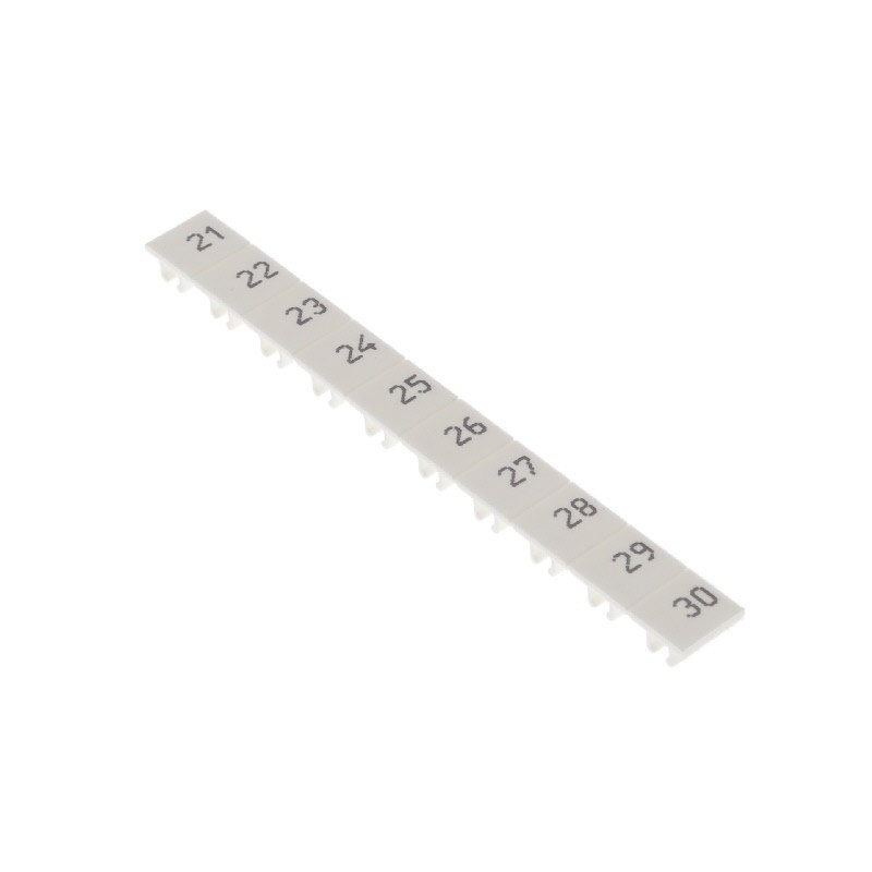 1 pcs : XW5Z-S6.0LB-21-30 - TB LABEL 6MM MARKING 21-30
