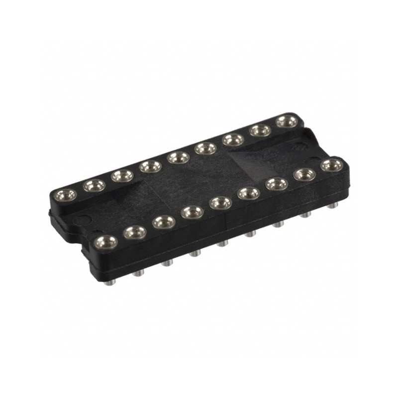1 pcs : 214-44-318-01-670800 - CONN IC DIP SOCKET 18POS TIN