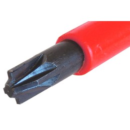 1 pcs - CK Pozidriv Insulated Screwdriver, PZ2 Tip, 100 mm Blade, VDE/1000V