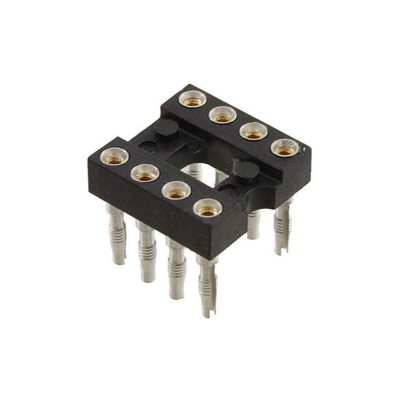 1 pcs : 146-43-308-41-013000 - CONN IC DIP SOCKET 8POS GOLD