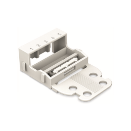 1 pcs : 221-505 - CARRIER SCREW MNT 5POS WHITE
