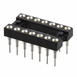 1 pcs : 116-47-314-41-006000 - CONN IC DIP SOCKET 14POS GOLD
