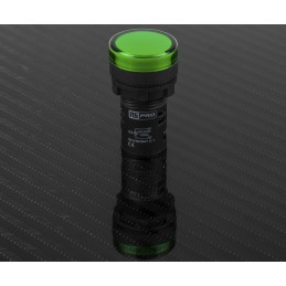 1 pcs - RS PRO, Panel Mount Green LED Pilot Light, 22mm Cutout, IP65, Round, 24V ac/dc