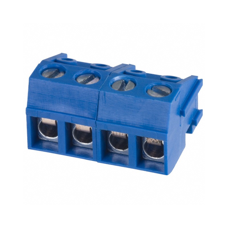 1 pcs : OSTTH040160 - TERM BLOCK PLUG 4POS 90DEG 5MM