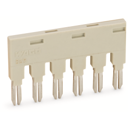 1 pcs : 859-406/000-005 - PUSH-IN TYPE JUMPER BAR 6-WAY